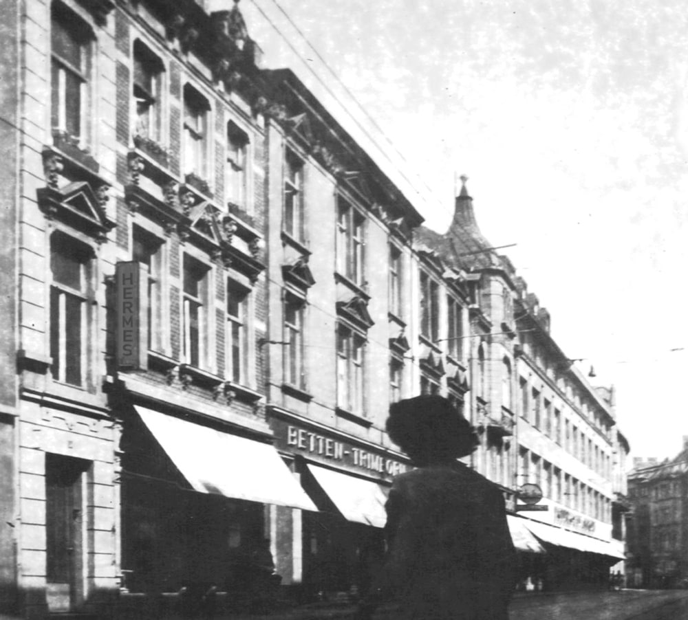 Historisches Foto: Geschäft in der Bonner Friedrichstraße