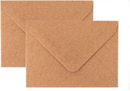 Briefumschläge B6 / C6 Kraftpapier