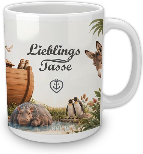 Lieblingstasse mit Namen, Tiere der Arche