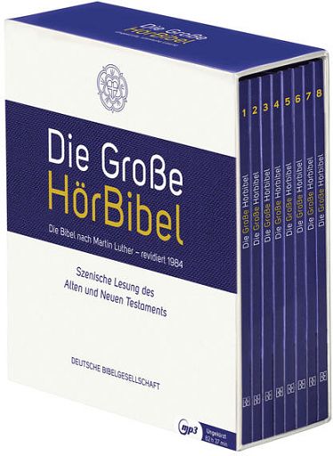 Die Große HörBibel. Ungekürzte, szenische Lesung. 8 MP3-CDs