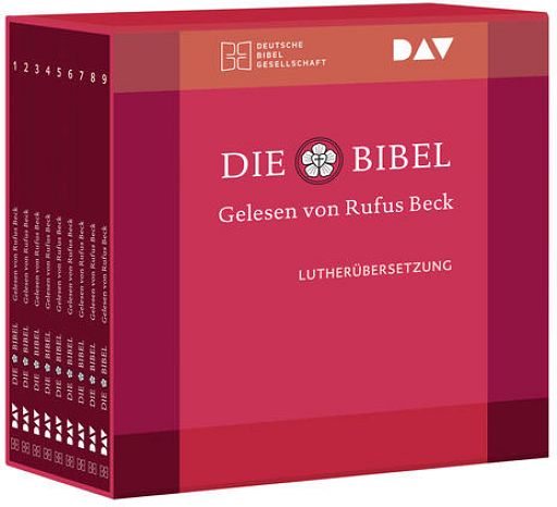 Die Bibel. Gelesen von Rufus Beck. Lutherübersetzung 2017 mit Apokryphen.