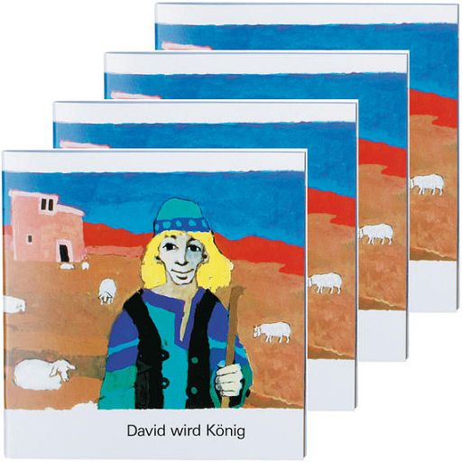 4er Set David wird König (4er-Pack)