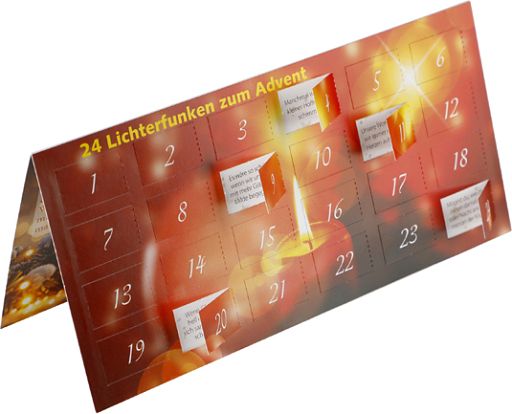 24 Lichterfunken zum Advent