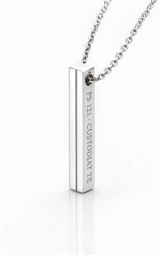 CUSTODIAT TE Anhänger Herren mit Kette, Sterling Silber