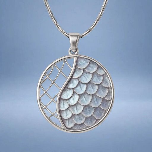 Anhänger Ichthys „Menschenfischer“, Sterlingsilber
