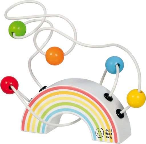 Motorikschleife Regenbogen