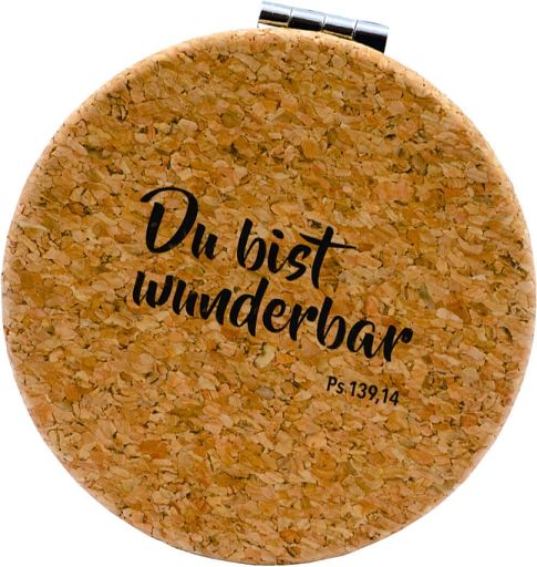 Taschenspiegel Kork