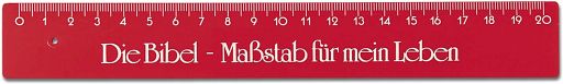 Lineal - Die Bibel, rot