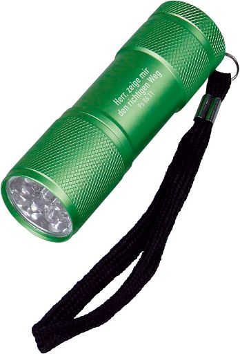LED-Taschenlampe, grün