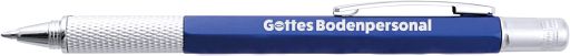 Multifunktions-Kugelschreiber Gottes Bodenpersonal, blau
