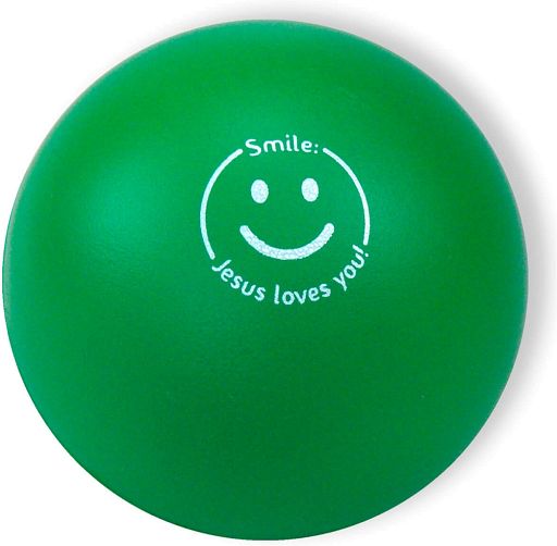Softball Smiley, grün