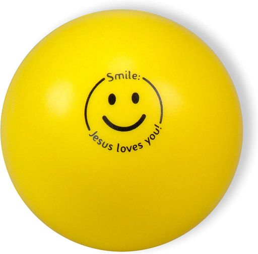 Softball Smiley, gelb