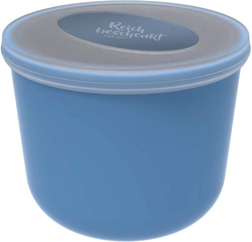 Lunch-Pot Reich beschenkt, blau