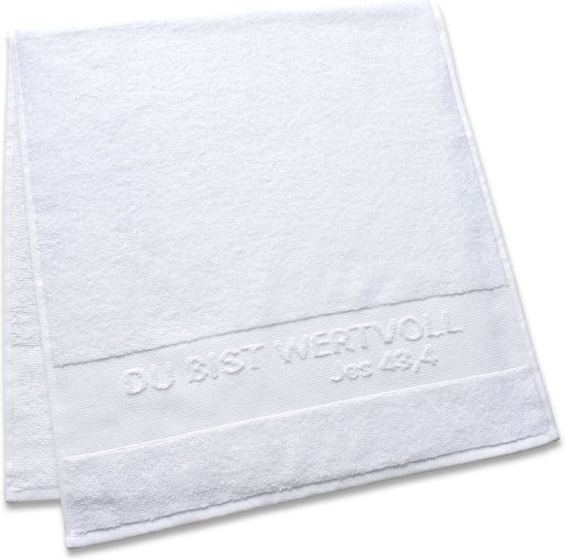 Dusch- und Badetuch, weiß