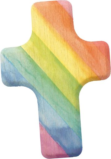 Handkreuz „Regenbogen“