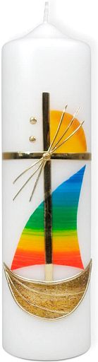 Kerze - Kreuz-Segelschiff, Arche