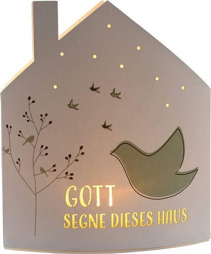 Papier-LED-Leuchte Haussegen