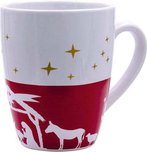 Tasse Krippe, aus Porzellan