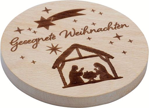 Untersetzer Gesegnete Weihnachten
