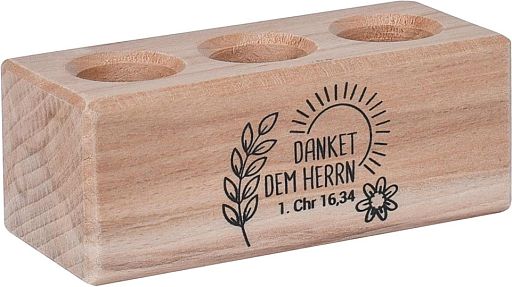 Holzständer für Gewürze - 3er Block