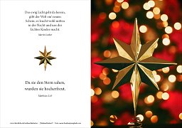 Weihnachtskarte „Weihnachtsstern“