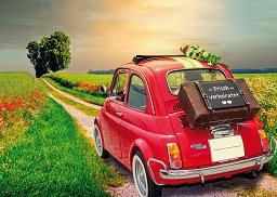 Hochzeitskarte „Frisch verheiratet“ + Namen