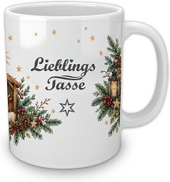 Lieblingstasse mit Namen, Weihnachtstasse
