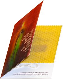 Jahreslosung 2027 Bienenwachskerze: Verlag Birnbach