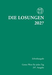 Losungen 2027 Schreibausgabe Hardcover grün
