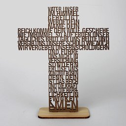 Text-Kreuz »Vater unser«