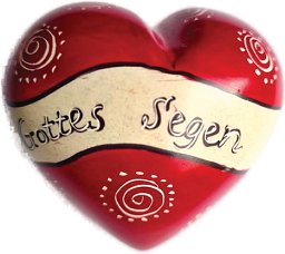 Handschmeichler Speckstein Herz „Gottes Segen“