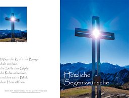 Klappkarte Gipfelkreuz