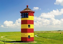 Alster-Karte Leuchtturm, ohne Text