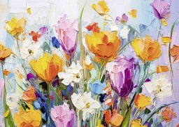Alster-Karte ArtEdition Blumenwiese