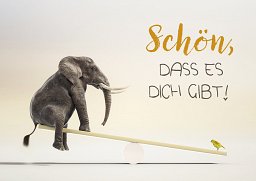 Alster-Karte „Schön, dass es dich gibt!“: Geburtagskarten