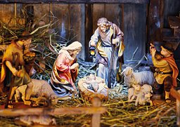 Alster-Weihnachtskarte Geburt Jesu