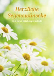 10er Set Faltkarte Herzliche Segenswünsche