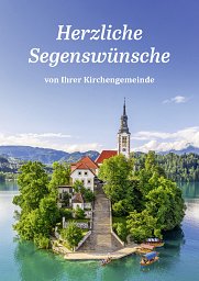 10er Set Faltkarte Herzliche Segenswünsche
