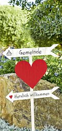 10er Set PC-Karte Herzlich willkommen