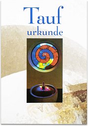 10er Set PC-Taufurkunde für Erwachsene