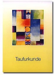 10er Set PC-Taufurkunde für Kinder