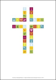 Einlegeblatt Kreuz-App