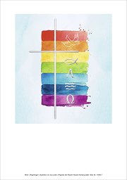Einlegeblatt Regenbogen