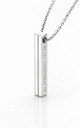 CUSTODIAT TE Anhänger Herren mit Kette, Sterling Silber: Geschenke für Männer