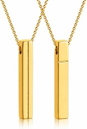 Anhänger „Ps. 121 CUSTODIAT“ mit Kette & Gravur, Damen vergoldet: Geschenke für Frauen