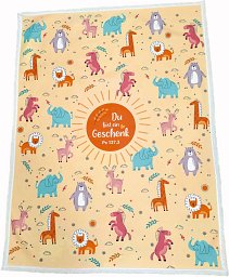 Kuscheldecke Tiere