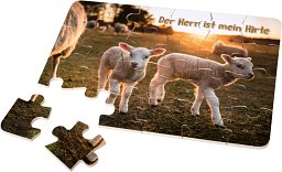 Holz-Puzzle - Schäfchen