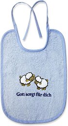 Lätzchen Schäfchen Gott sorgt für dich