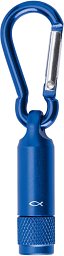 Taschenlampe mit Karabiner - Ichthys, blau