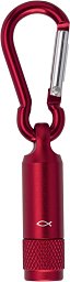 Taschenlampe mit Karabiner - Ichthys, rot